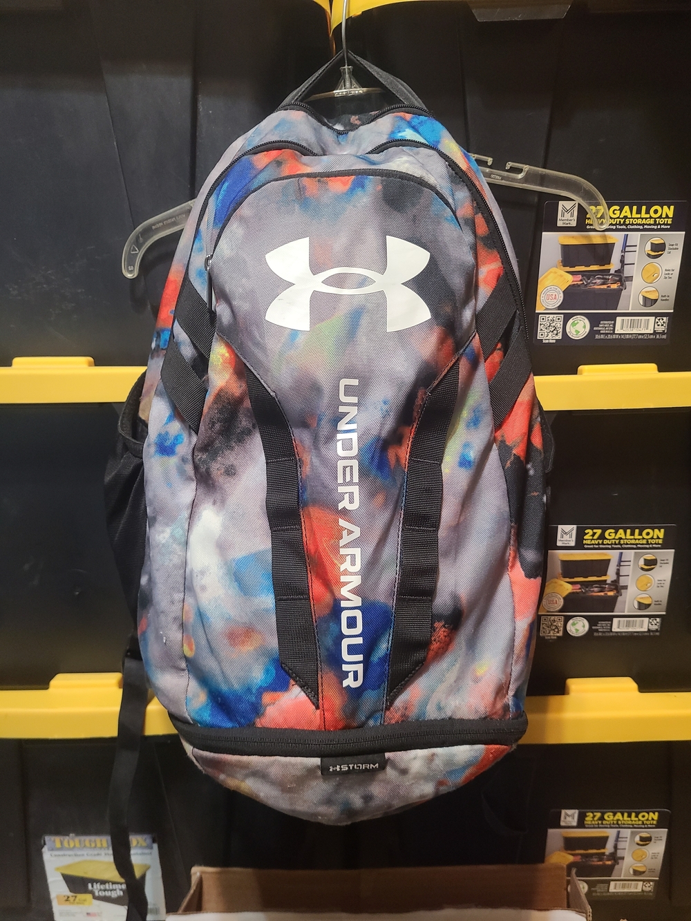 Under Armour Hustle 5.0 Men's Multicolor Storm Backpack